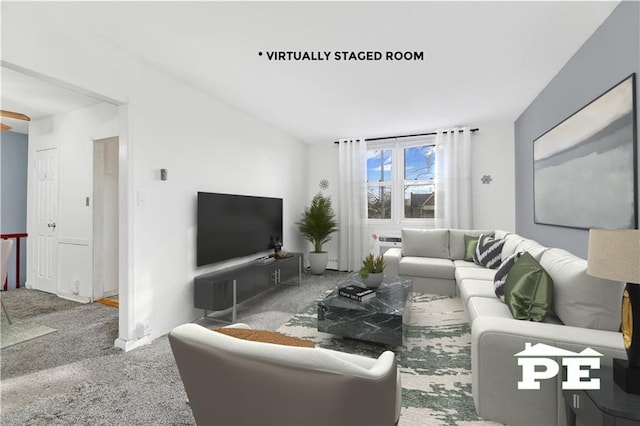 1722 E 55th St Unit 35F, Brooklyn, NY 11234 - living room featuring carpet flooring and baseboards