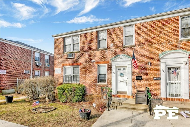 1722 E 55th St Unit 35F, Brooklyn, NY 11234 - townhome / multi-family property with brick siding, cooling unit, and a wall mounted AC