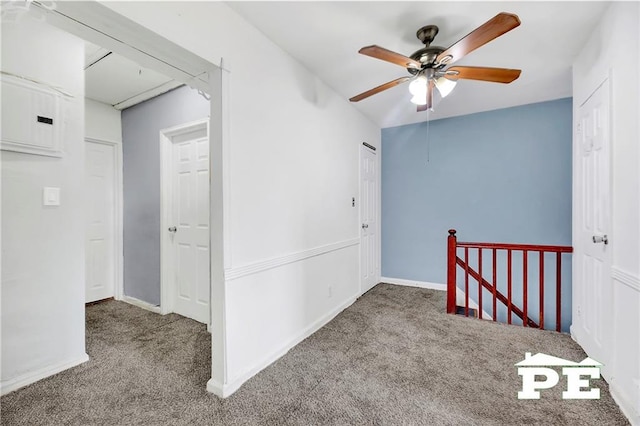 1722 E 55th St Unit 35F, Brooklyn, NY 11234 - carpeted empty room featuring ceiling fan