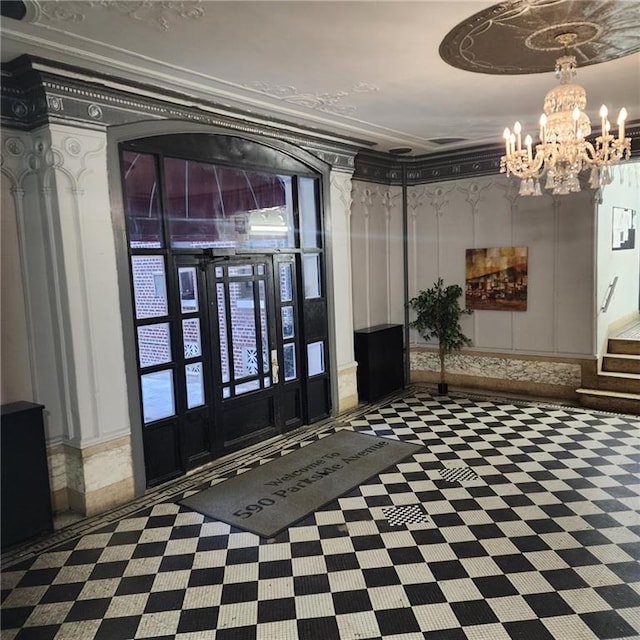 590 Parkside Ave Unit 2Be, Brooklyn, NY 11226 - building lobby featuring stairs