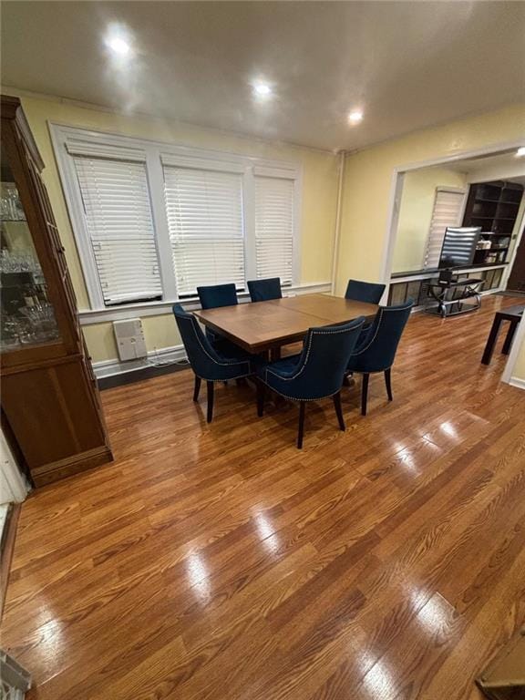 3883 Bedford Ave, Brooklyn, NY 11229 - dining area featuring wood finished floors and recessed lighting