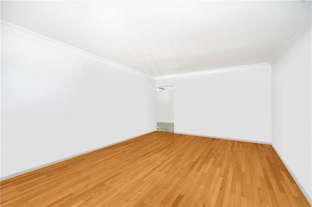 2121 Kimball St, Brooklyn, NY 11234 - spare room with light wood-style flooring, crown molding, and baseboards