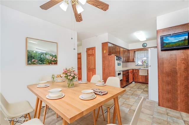 2121 Kimball St, Brooklyn, NY 11234 - dining space featuring a ceiling fan