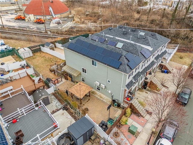 drone / aerial view