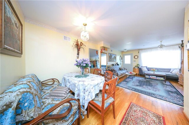 78 Townsend Ave, Staten Island, NY 10304 - dining area featuring hardwood / wood-style floors