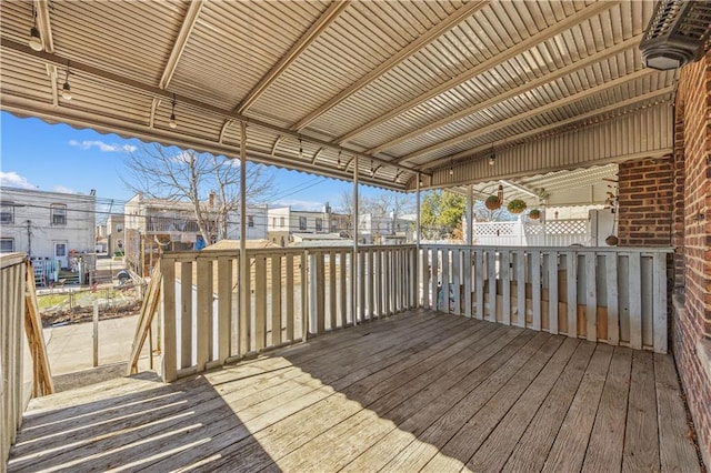 1572 E 34th St, Brooklyn, NY 11234 - wooden terrace with a residential view