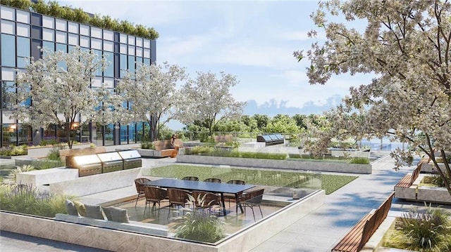 2286 Cropsey Ave Unit 5F, Brooklyn, NY 11214 - surrounding community with outdoor dining area and a patio area