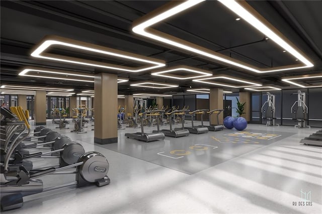 2286 Cropsey Ave Unit 5F, Brooklyn, NY 11214 - view of workout area