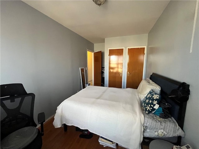 385 Douglass St Unit 3B, Brooklyn, NY 11217 - bedroom featuring wood finished floors and baseboards
