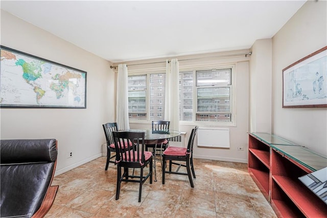 dining area with baseboards