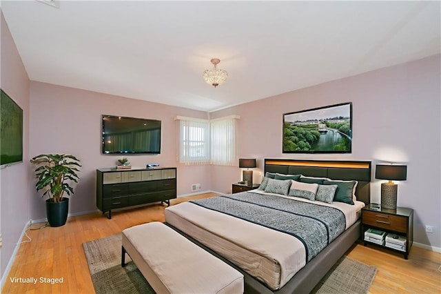 43 Fern Ave, Staten Island, NY 10308 - bedroom with light wood-style floors and baseboards