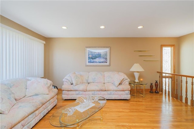 43 Fern Ave, Staten Island, NY 10308 - living room featuring light wood-style floors and recessed lighting