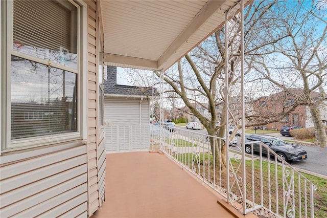 view of patio with covered porch