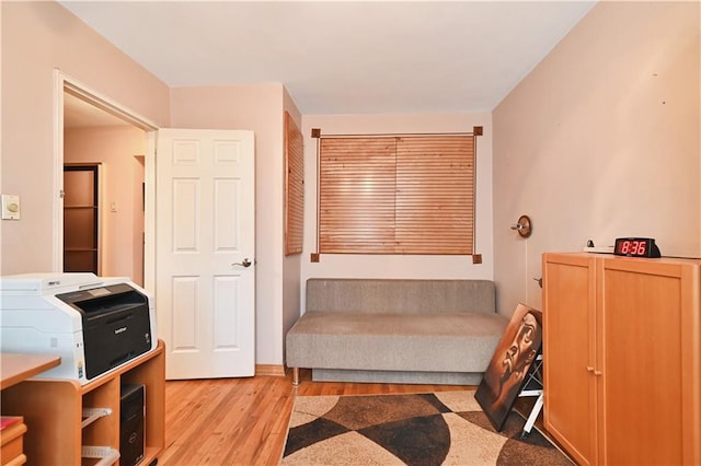 interior space with light wood-style flooring