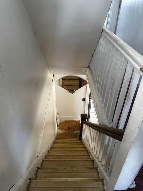 view of staircase