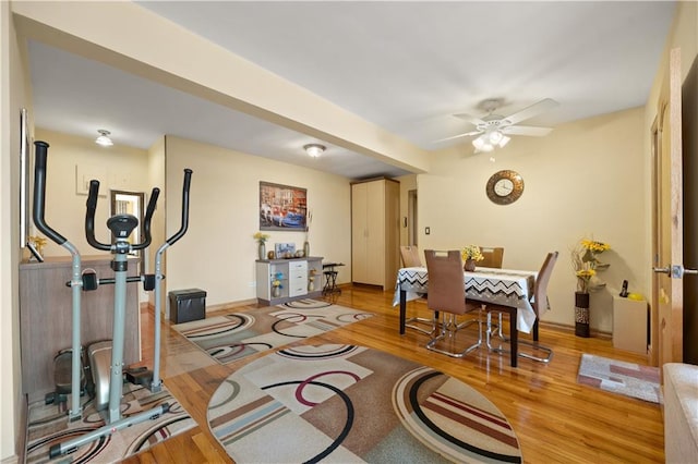2260 Benson Ave Unit 5C, Brooklyn, NY 11214 - interior space with baseboards, ceiling fan, and wood finished floors
