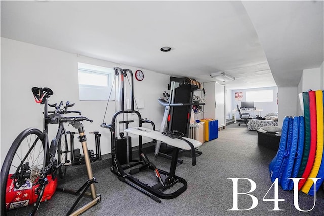 view of workout room