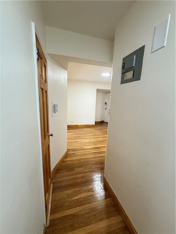 2239 Troy Ave Unit 3N, Brooklyn, NY 11234 - hallway featuring wood finished floors and baseboards