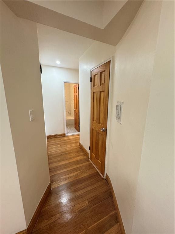 2239 Troy Ave Unit 3N, Brooklyn, NY 11234 - hall featuring baseboards and wood finished floors