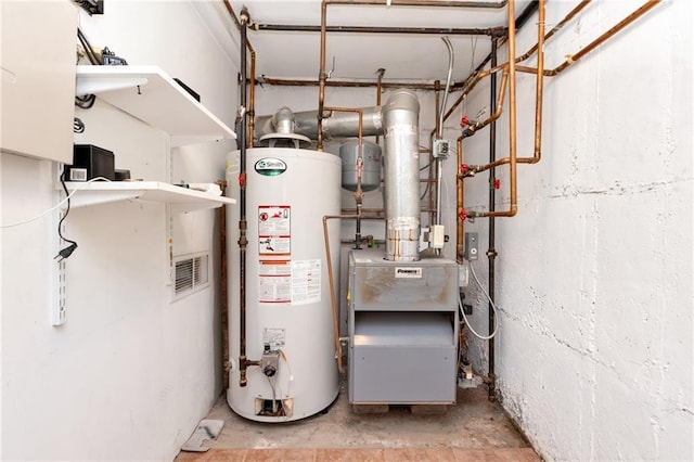 2556 E 26th St, Brooklyn, NY 11235 - utility room featuring water heater
