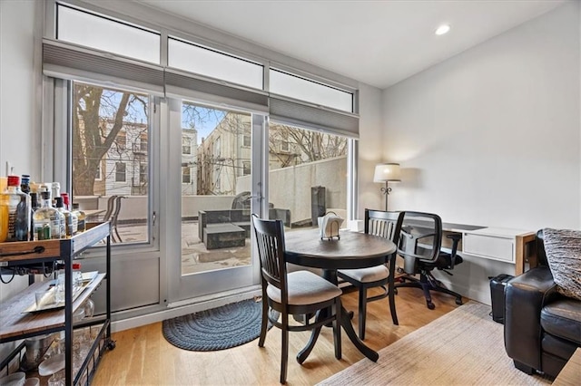 282 21st St Unit 2C, Brooklyn, NY 11215 - dining space featuring recessed lighting and wood finished floors