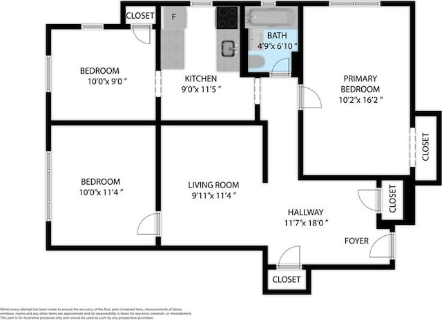 50 Kenilworth Pl Unit 5M, Brooklyn, NY 11210 - view of property floor plan