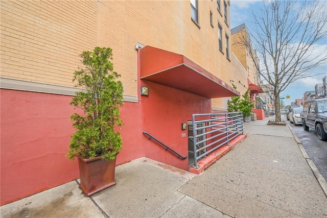 195 15th St Unit B2, Brooklyn, NY 11215 - view of home's exterior with stucco siding