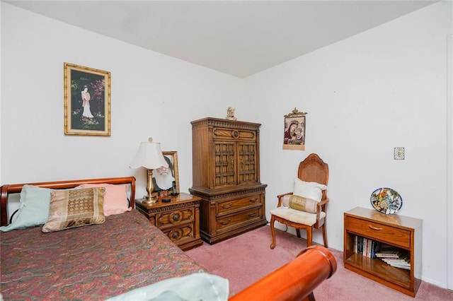 bedroom featuring carpet floors