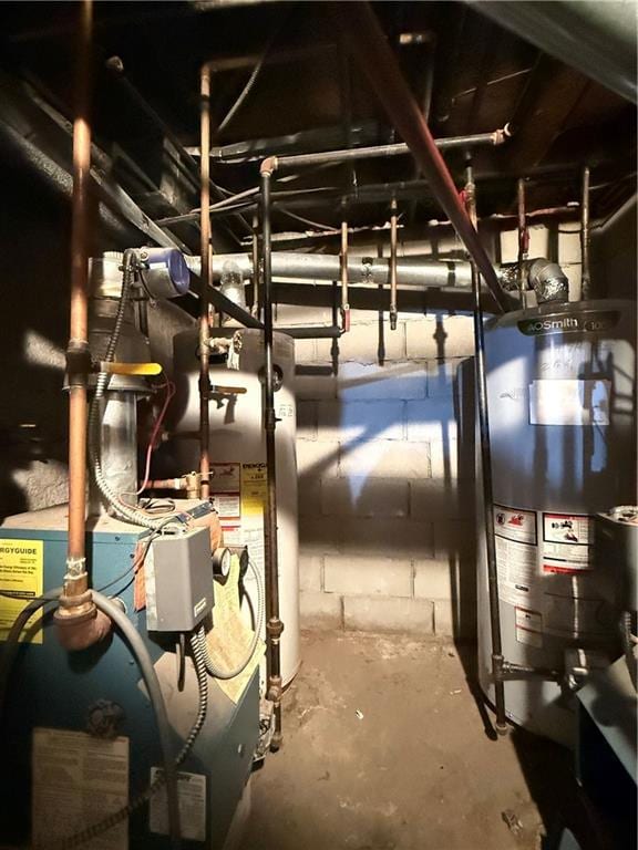 746 68th St, Brooklyn, NY 11220 - utility room with water heater