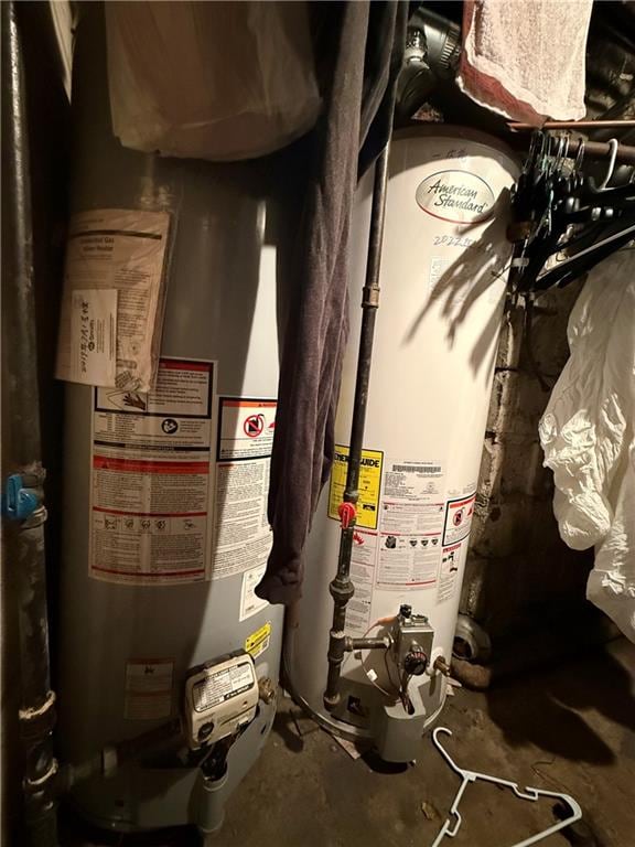 746 68th St, Brooklyn, NY 11220 - utility room featuring gas water heater