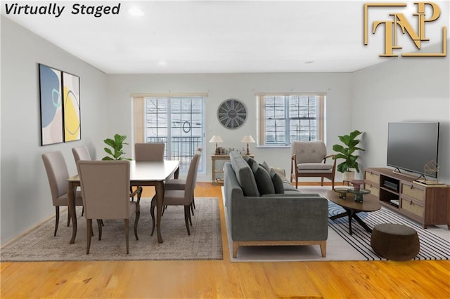 9526 Schenck St Unit 2, Brooklyn, NY 11236 - dining area featuring healthy amount of natural light, wood finished floors, and recessed lighting
