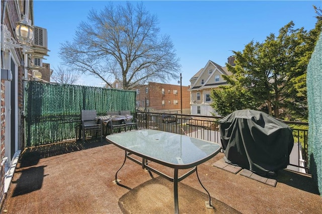 4640 Bedford Ave, Brooklyn, NY 11235 - view of patio / terrace with a grill and a balcony