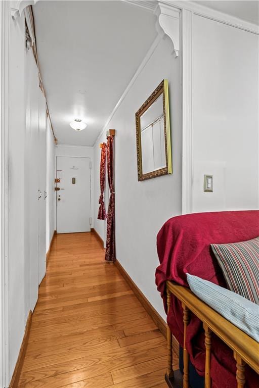 1655 Flatbush Ave Unit B204, Brooklyn, NY 11210 - hallway featuring light wood-style floors and baseboards
