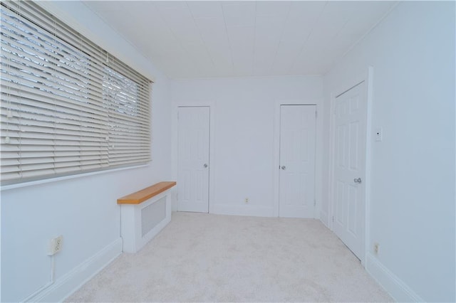 spare room with carpet floors
