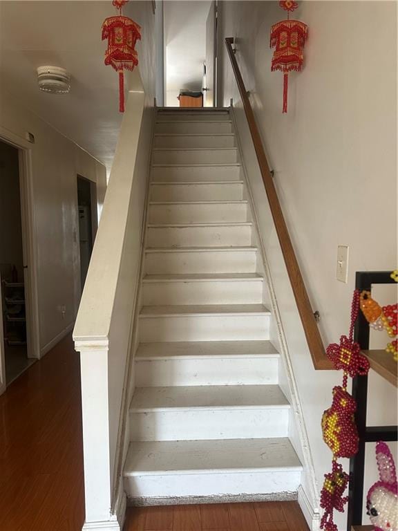 2878 W 16th St, Brooklyn, NY 11224 - stairway with wood finished floors