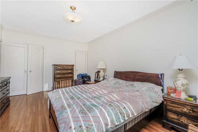 4715 Bedford Ave, Brooklyn, NY 11235 - bedroom with ornamental molding and wood finished floors