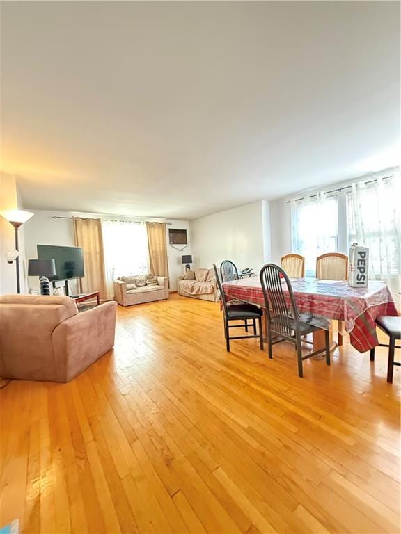 dining room featuring light wood-type flooring