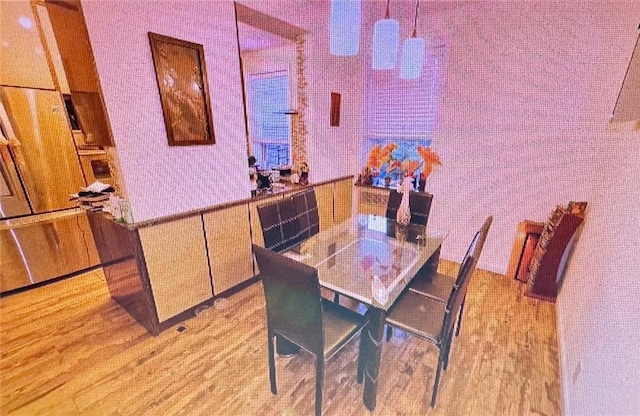 dining room featuring wood finished floors