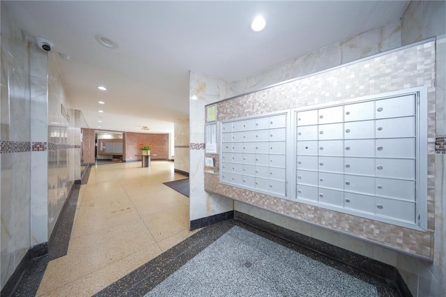 view of community with mail area