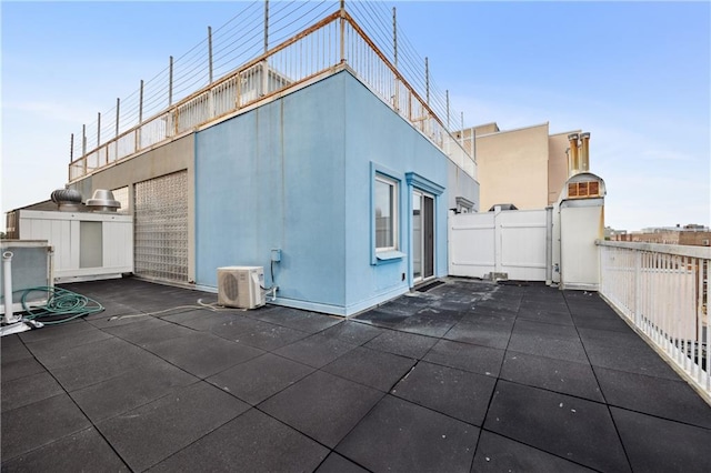 2752 Ocean Ave Unit 6A, Brooklyn, NY 11229 - rear view of house with ac unit, a patio, and stucco siding