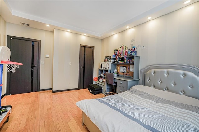 45 Oceana Dr E Unit 4B, Brooklyn, NY 11235 - bedroom featuring light wood-style floors and recessed lighting