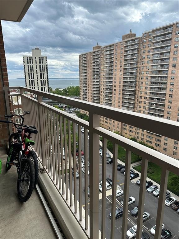 464 Neptune Ave Unit 15A, Brooklyn, NY 11224 - balcony with a city view and a water view