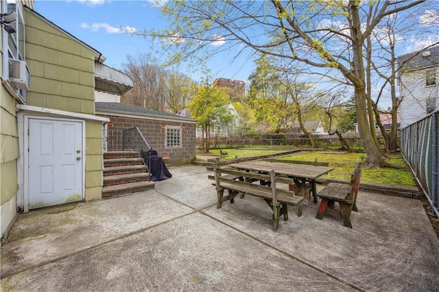 980 Van Duzer St, Staten Island, NY 10304 - view of patio / terrace with a fenced backyard and outdoor dining space