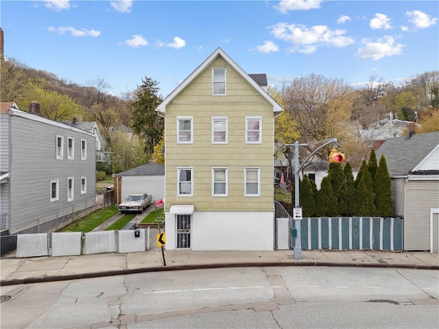 980 Van Duzer St, Staten Island, NY 10304 - view of front of home featuring a gate and fence