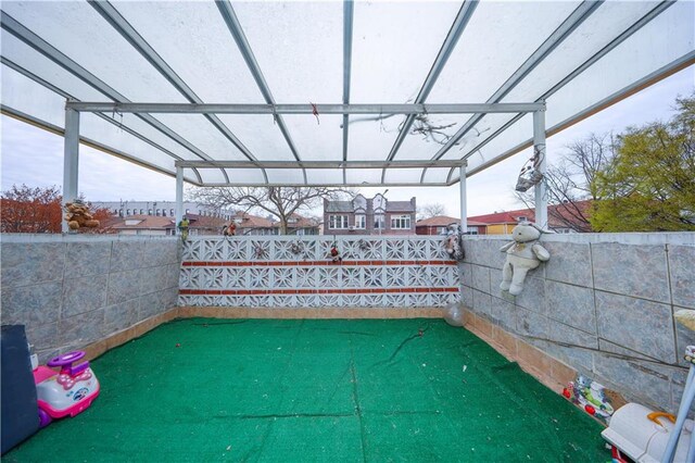 view of patio / terrace with fence