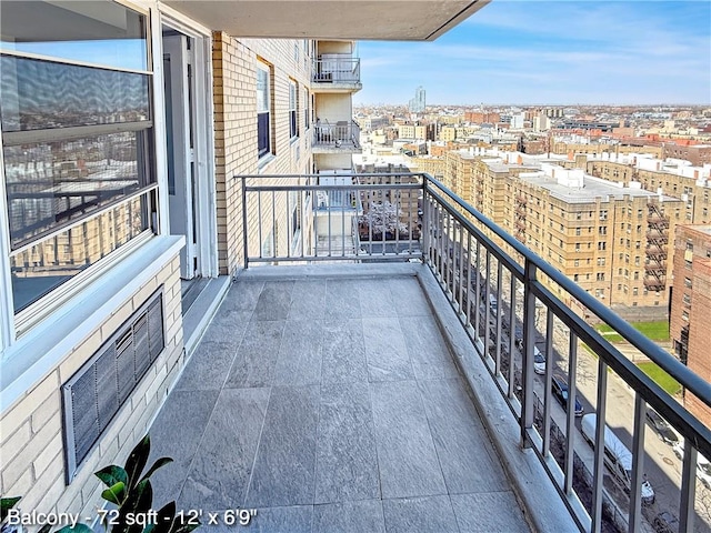 35 Seacoast Ter Unit 16D, Brooklyn, NY 11235 - balcony featuring a view of city