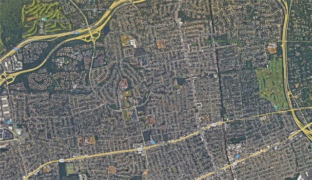 aerial map of property and surrounding area