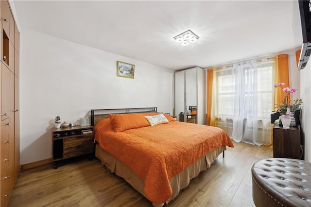 2800 Coyle St Unit 318, Brooklyn, NY 11235 - bedroom featuring light wood finished floors