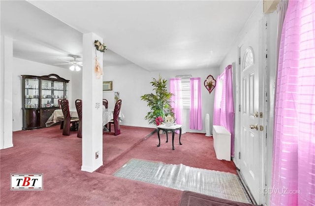 interior space featuring baseboards