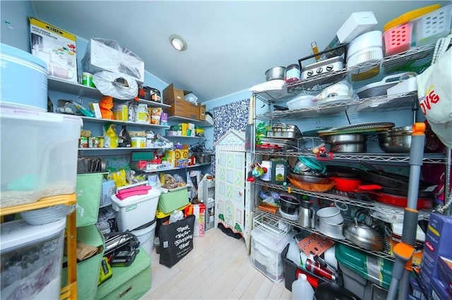 view of storage room